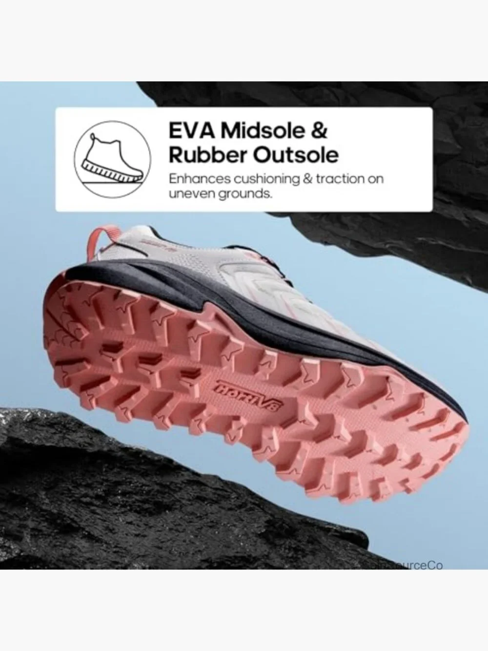 Lightweight Hiking Shoes with Arch Support for Women - Water Repellent Trail
